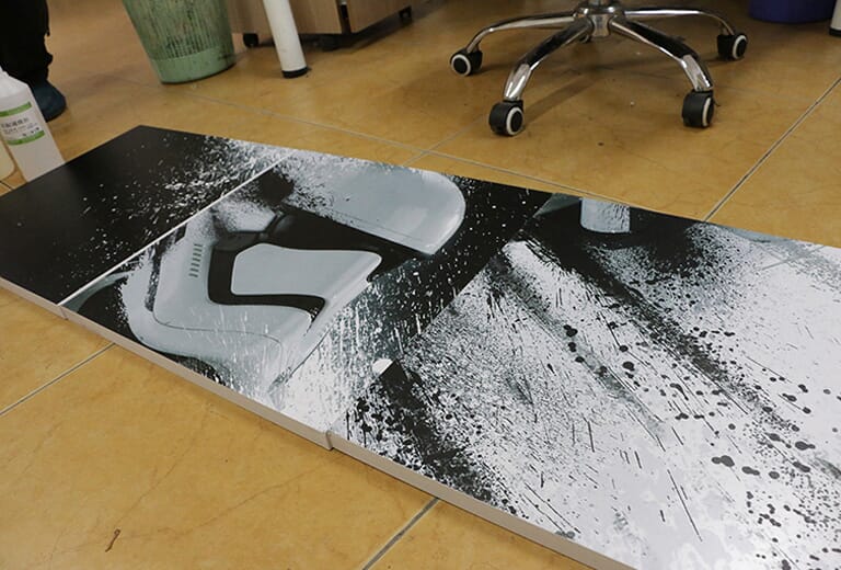 Billboard printed by WER-G2513UV large format UV printer (1)
