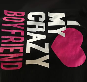 Black t-shirt printing sample 1 by A2 t-shirt printer WER-D4880T