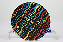 Ceramic printing samples from Rioch head uv WER-G2513UV