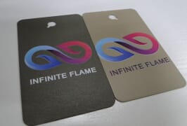 Metal printing sample on A1 UV printing machine WER-EP6090UV