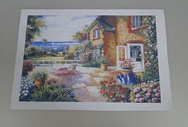 Oil Canvas 1 printed by 2.5m (8 feet) eco solvent printer WER-ES2501