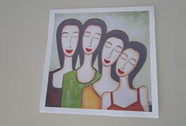 Oil Canvas 1 printed by 2.5m (8 feet) eco solvent printer WER-ES2502