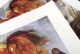 Oil Canvas printed by 2.5m (8 feet) eco solvent printer WER-ES2501
