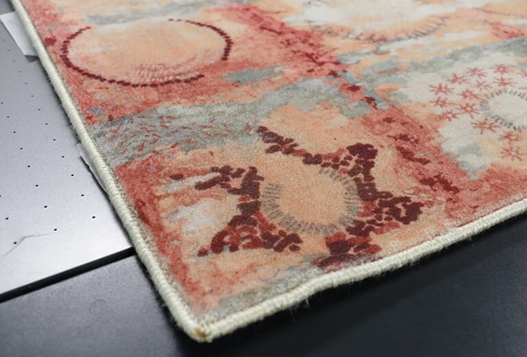 WER G2513UV Printer's printing sample - carpet 1